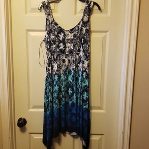 Style & co dress. Blues and black. Size M